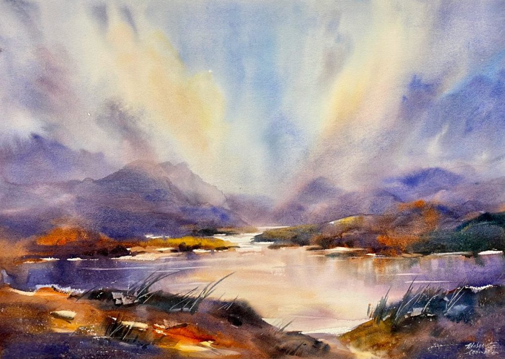 'Capture the Light' - watercolour - SOLD
