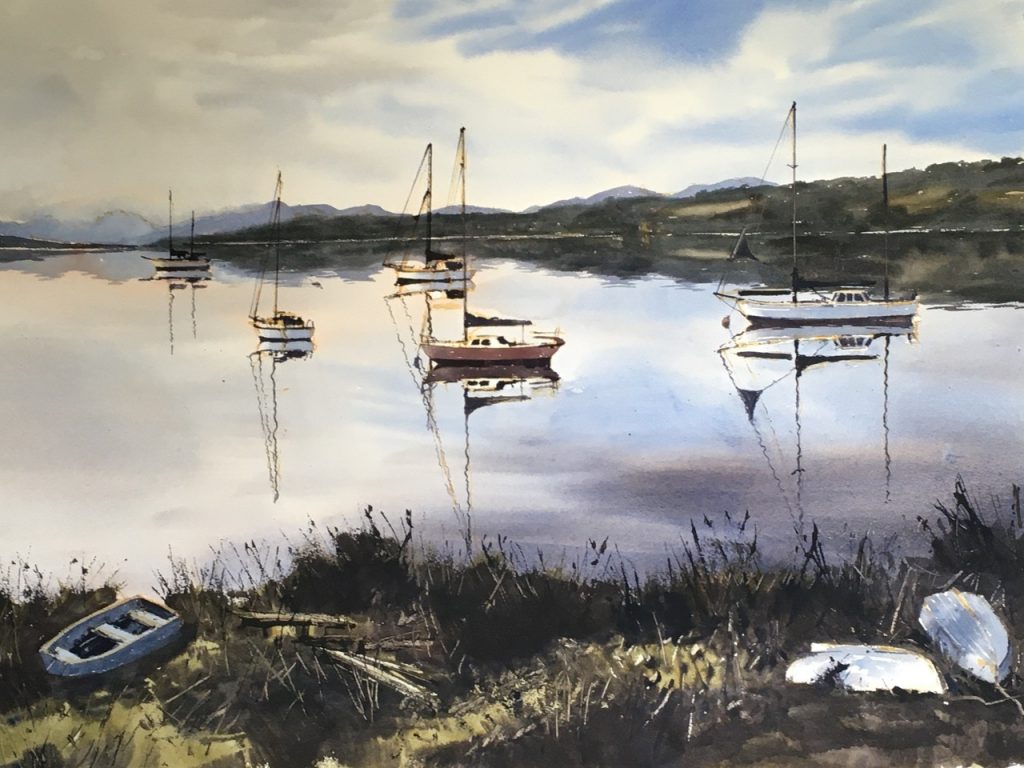 'Reflections - Castle Forbes Bay II' SOLD