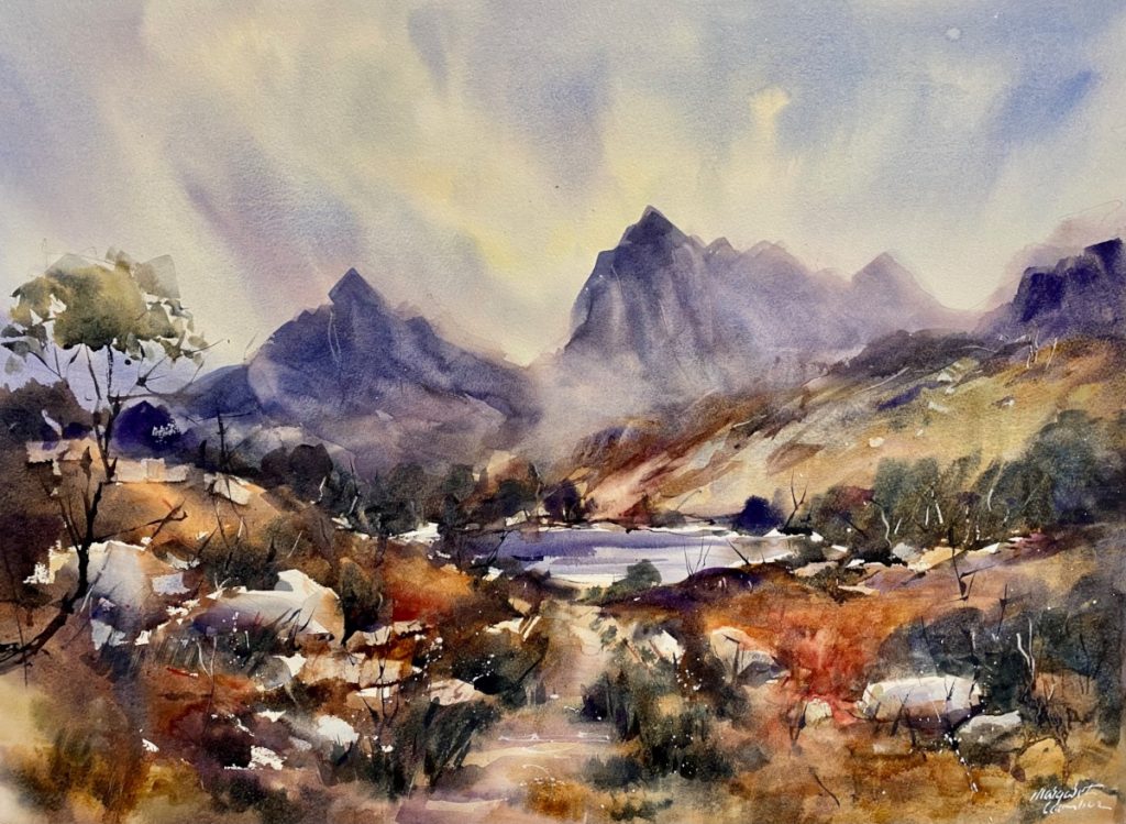 'Last of the Fagus' Cradle Mountain - watercolour - painting 51 cm H x 71 cm W - not framed
