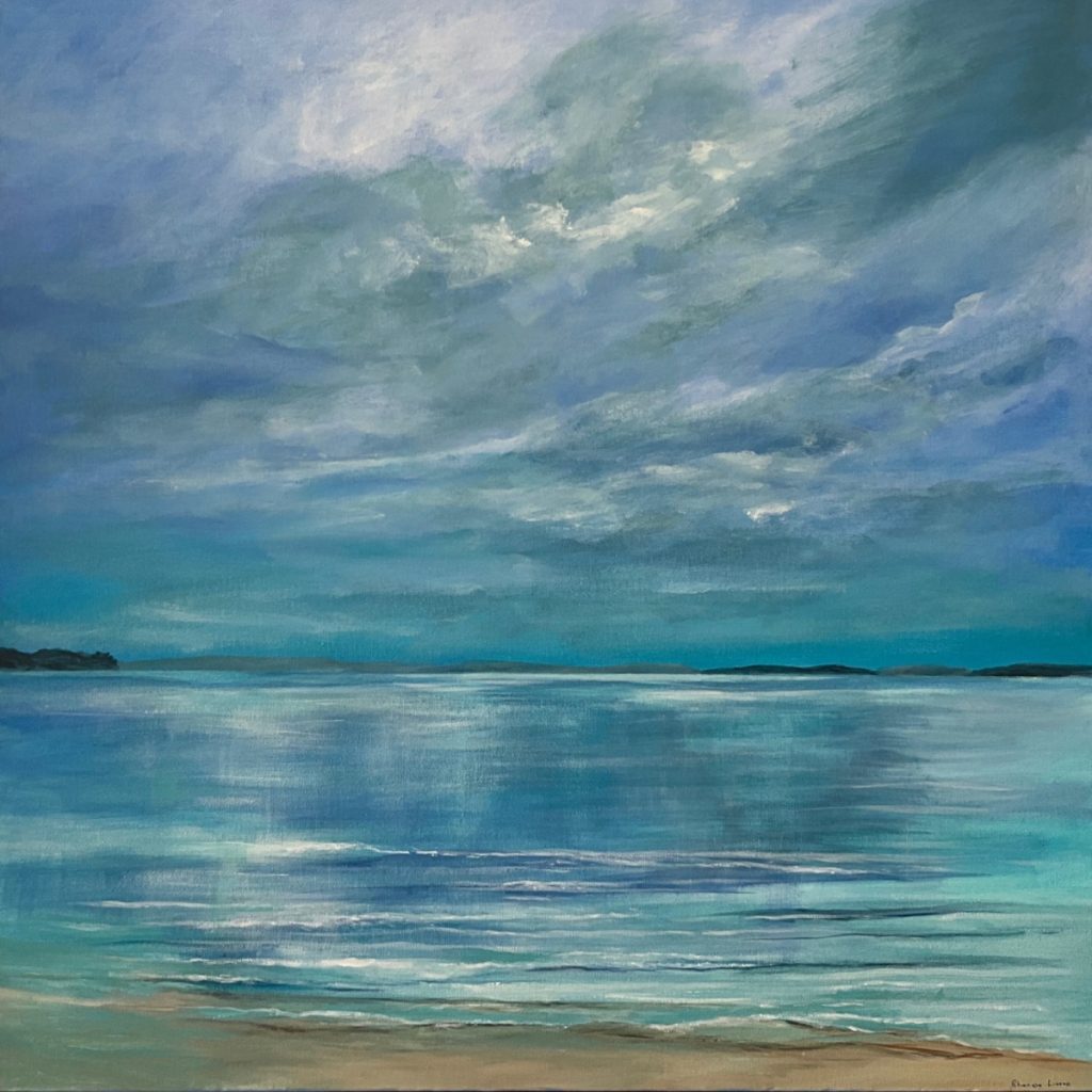 'Impression Bay' - acrylic on canvas